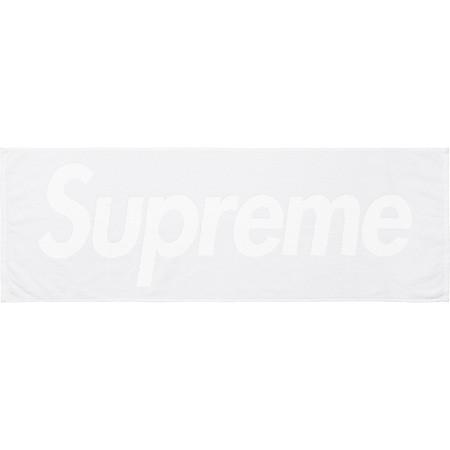 SUPREME - TERRY LOGO HAND TOWEL (WHITE) - xPx41u6ZC98